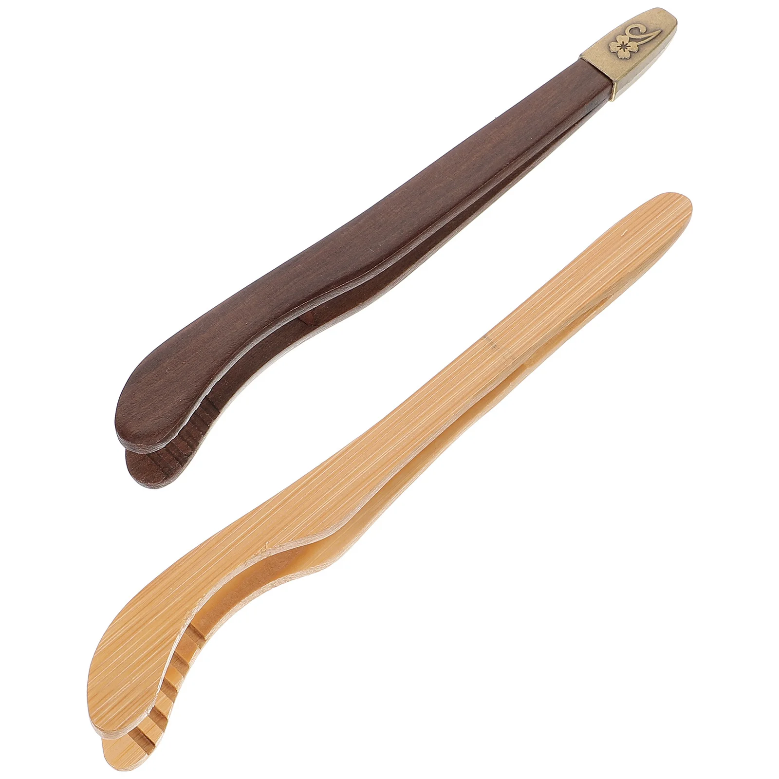 

2Pcs Gongfu Tea Clips Anti-Scald Cup Clamp Tea Ceremony Accessories Smooth Surface Food Clamp Kitchen Tool