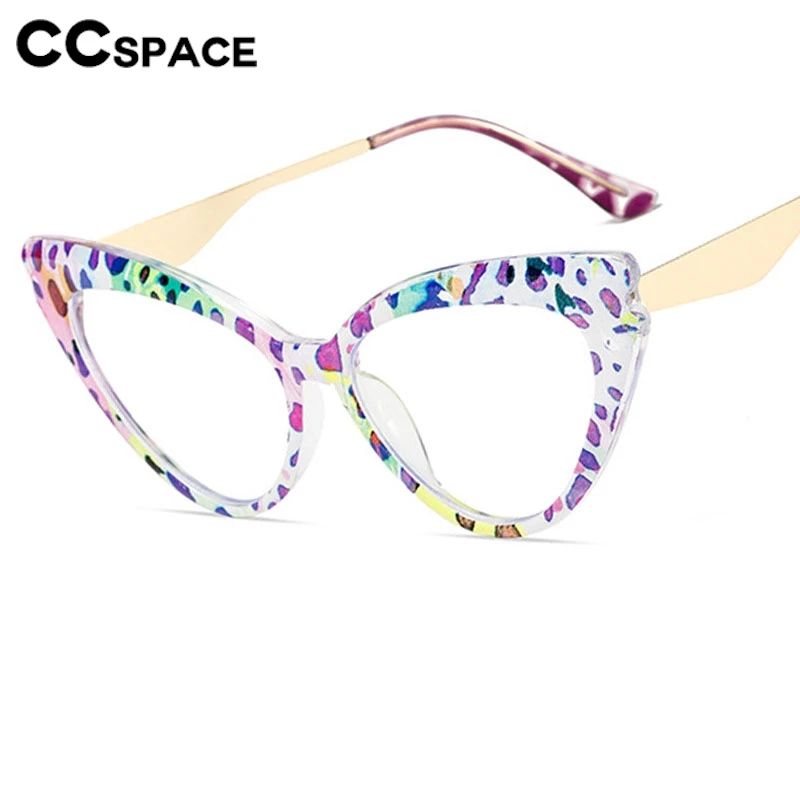 Colorful Stripe Reading Glasses Women Fashion Cat Eye Resin Optical Presbyopic Eyeglass Custom Diopter+50~+600 #304124