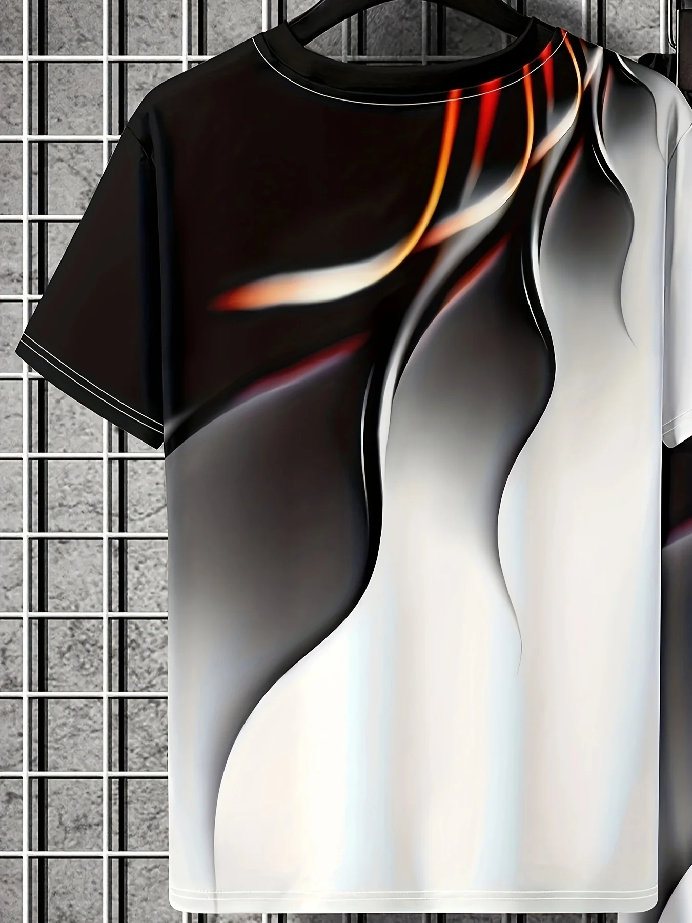 يتميز المجموعة الرجالية الجديدة لصيف 2025 بطباعة نسيج ثلاثي الأبعاد وهو كاجوال عصري وخفيف الوزن وجيد التهوية