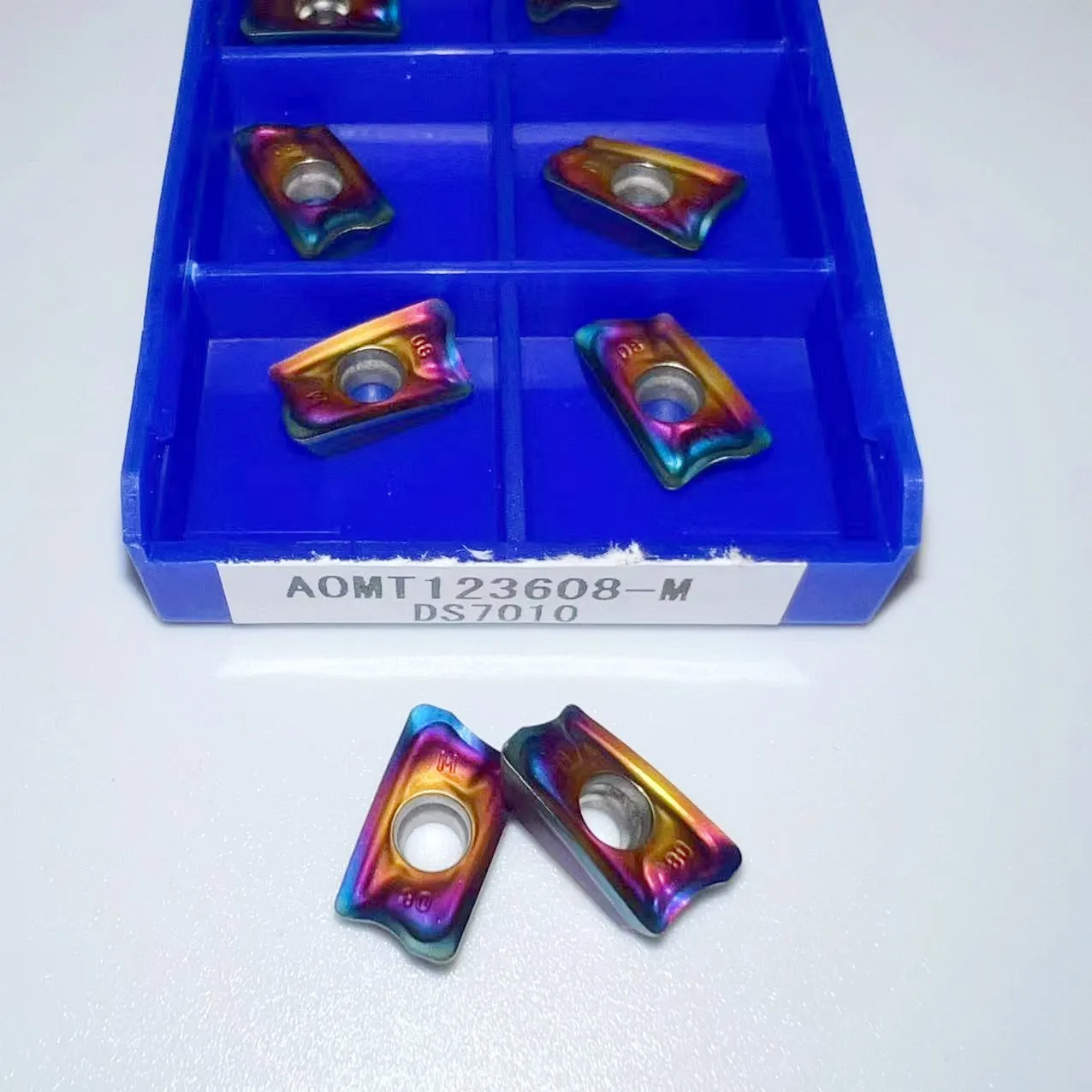 Imagem -04 - Ferramenta de Torneamento de Carbide Insert Alta Qualidade Aomt123608 Peer m Vp15tf Aomt 123608 10 Pcs Aço Inoxidável