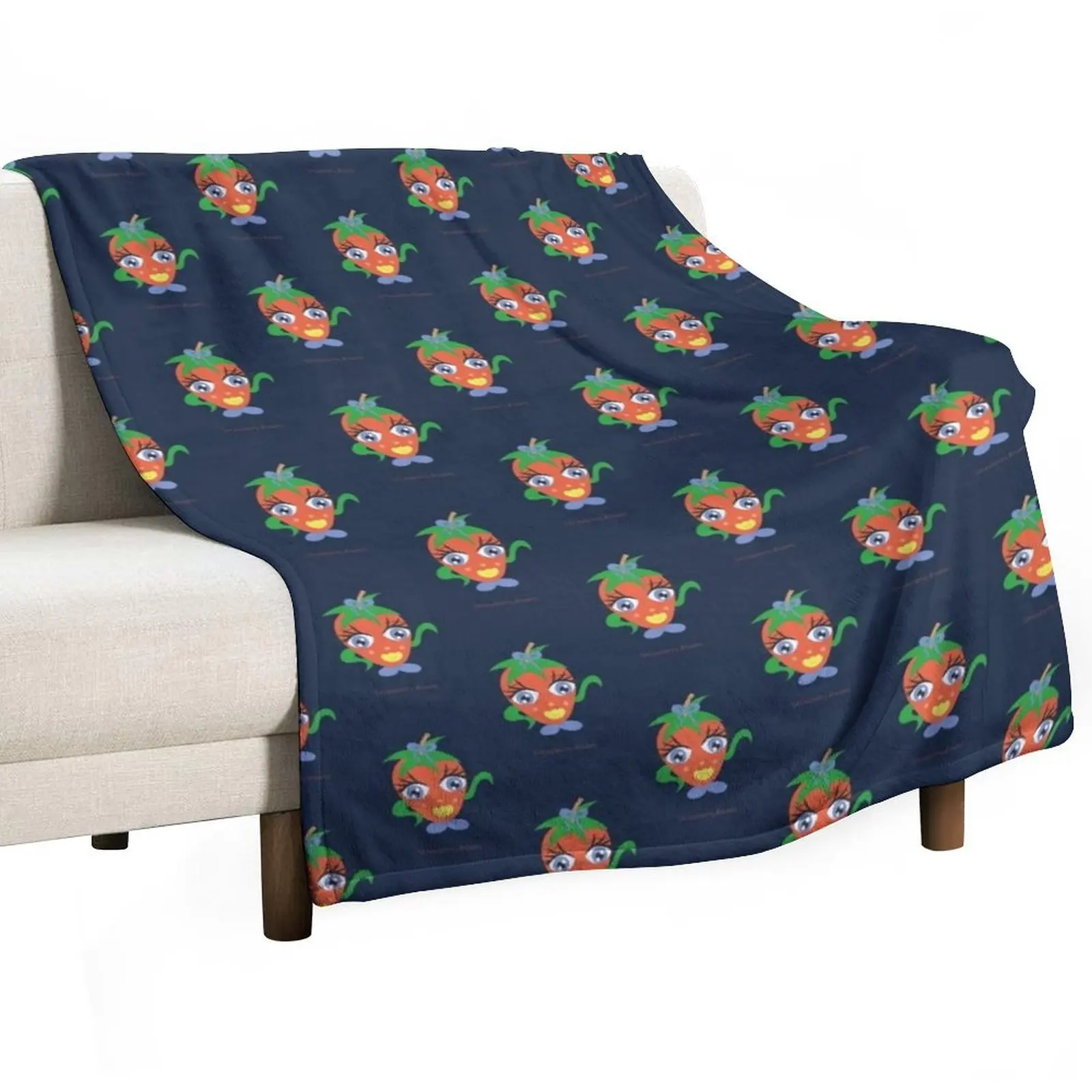 

Strawberry dreams Throw Blanket Weighted for sofa Heavy Furry Blankets