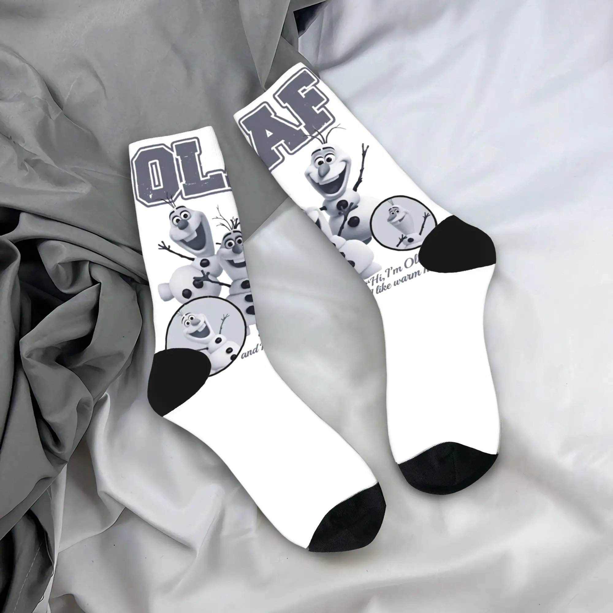 

Women Men Socks Olaf Stockings Autumn Novelty Quality Socks Design Climbing Non-Slip Socks