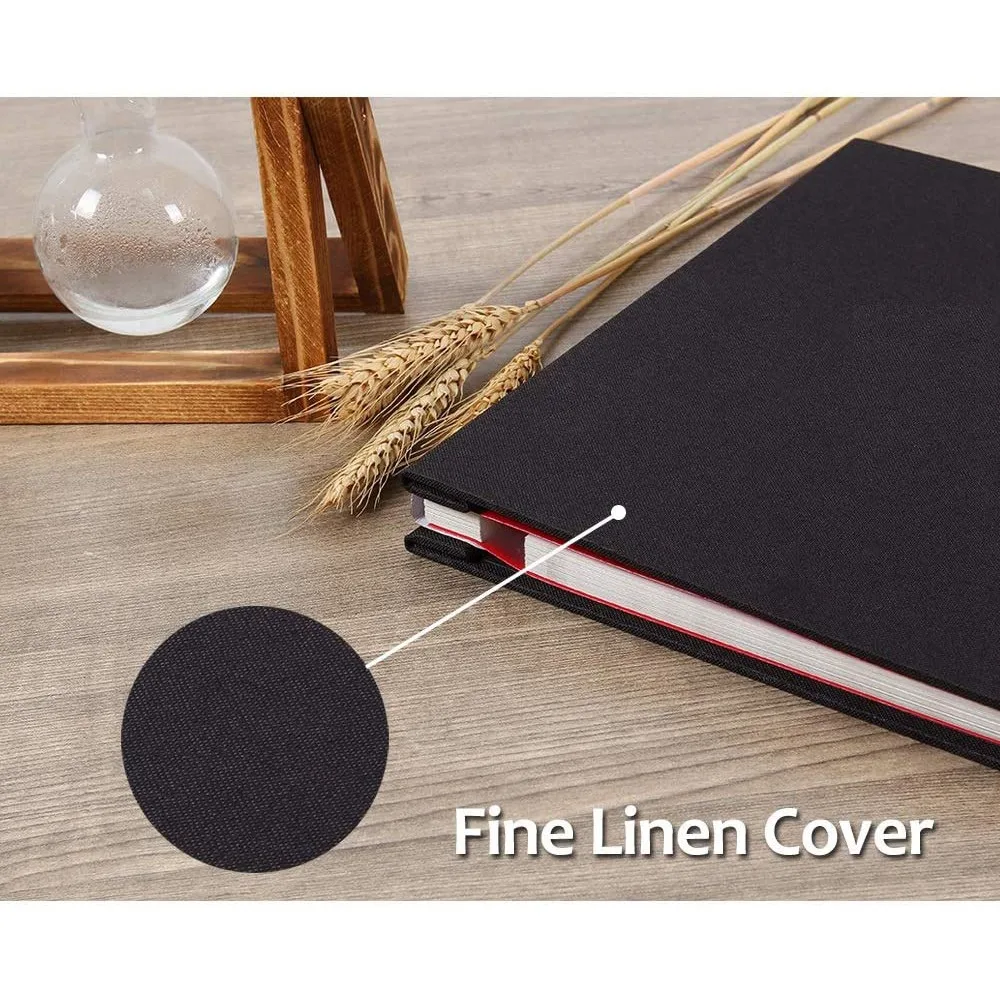 

Photo Album Self Adhesive Scrapbook For Wedding/Family/Lovers Linen Cover DIY Gift For Valentines Day Mothers