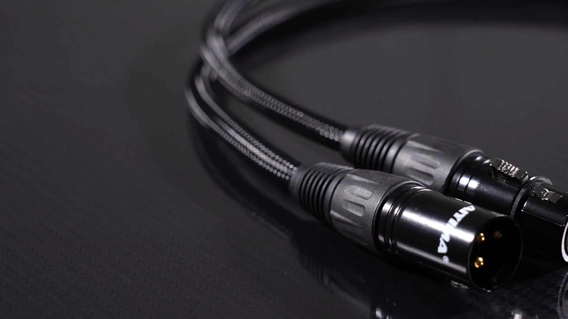 AIYIMA 1Pair 0.5m XLR Cable 6N OFC Male to Female Microphone