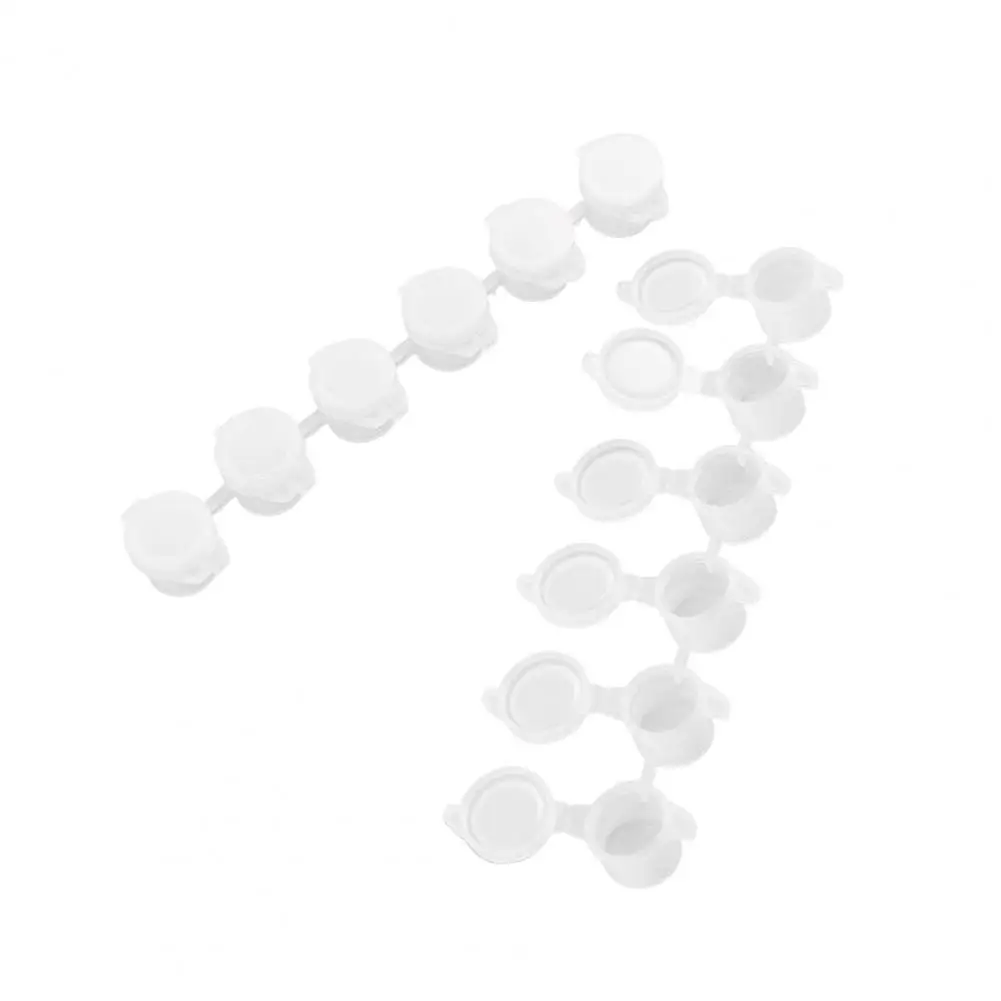 10 قطعة صناديق الطلاء مفيدة فارغة الصباغ حقيبة للتخزين حاوية الطلاء واضحة عالية المتانة قابلة لإعادة الاستخدام الصباغ