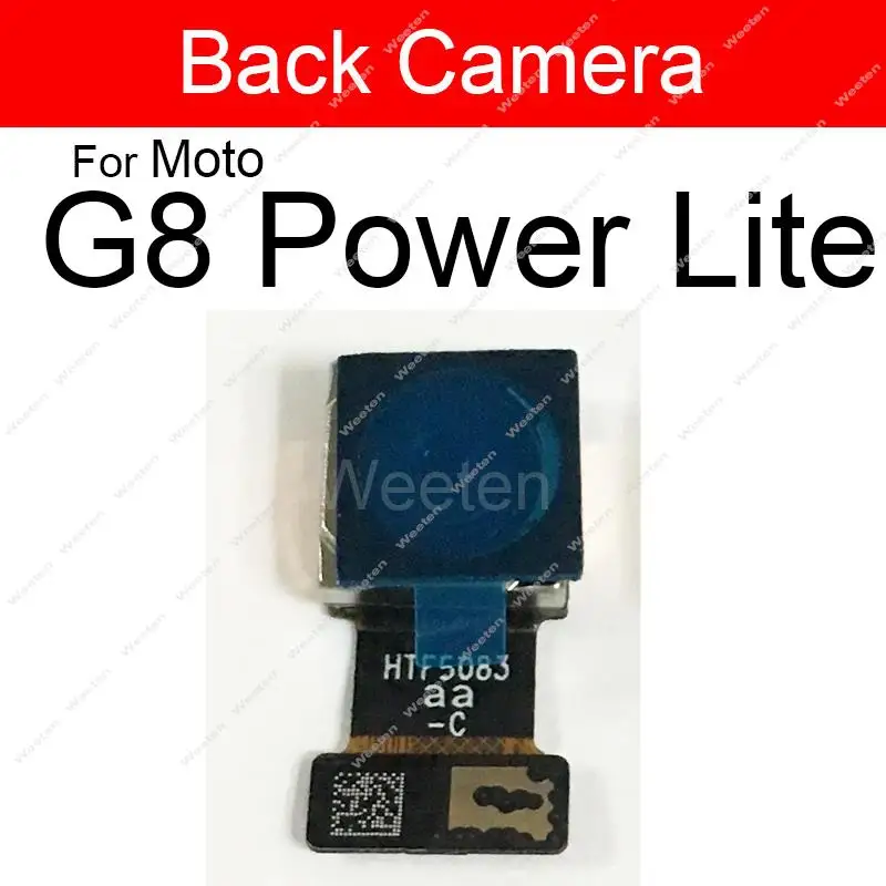 Front Rear Camera For Motorola Moto G8 G8 Plus G8 Play G8 Power Lite Small Facing Front Back Main Camera Module Parts