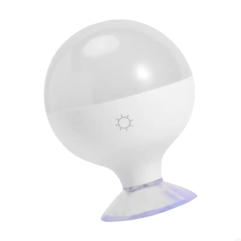 29EB Lumière nuit à LED rechargeable dimmable avec conception ventoute LED LEIL TEXTURE PLASTIQUE PLAST