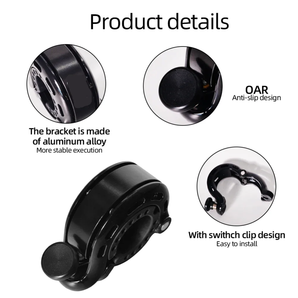 Bicycle Bell Invisible Cycling Safety Signal Warning Sound Loud and Clear Ringtone Fashion Horn MTB