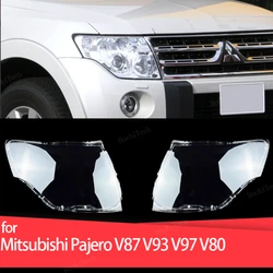 Front Headlight Cover Headlamp Lamp Shell  Polycarbonate For Mitsubishi Pajero V87 V93 V97 V80 NS NT NW NX Exceed 2007-20