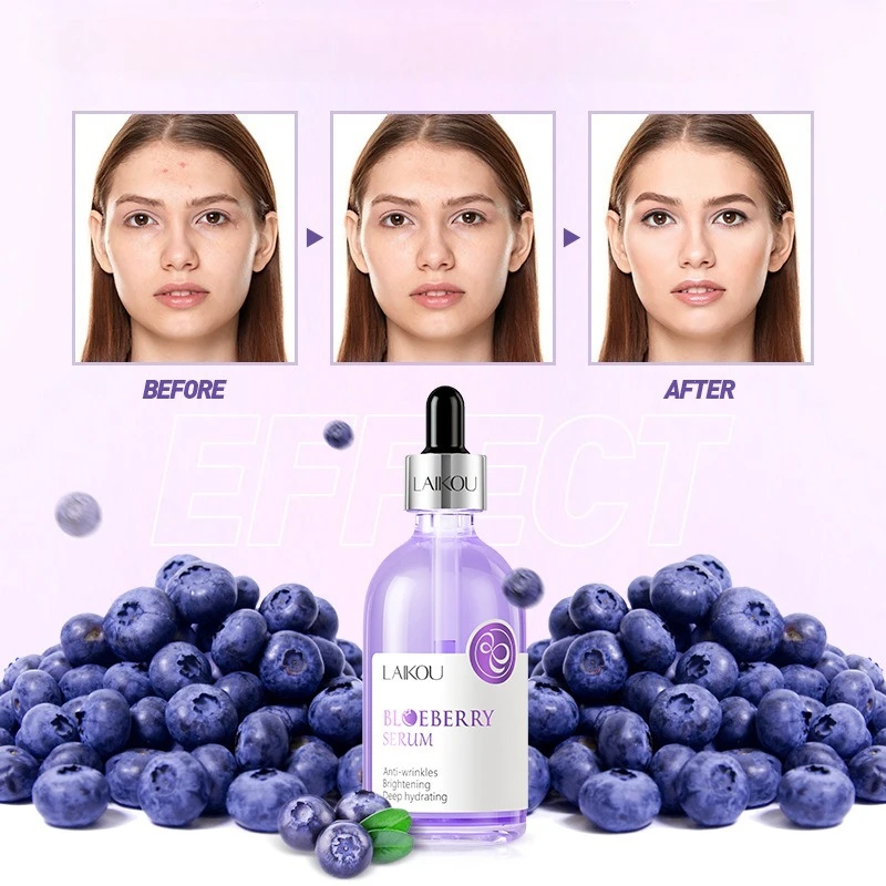 Lecco Blueberry Сыворотка 100 мл Увлажняющая, увлажняющая, против морщин, антиоксидант, выцветающая, тонкие линии, осветляющие средства по уходу за кожей