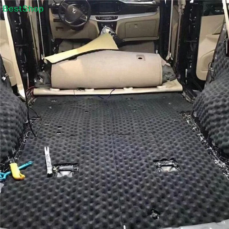 Self‑Adhesive Automotive Wave Sound Absorption Cotton Car Door Fenders Noise Reduction Insulation Lining