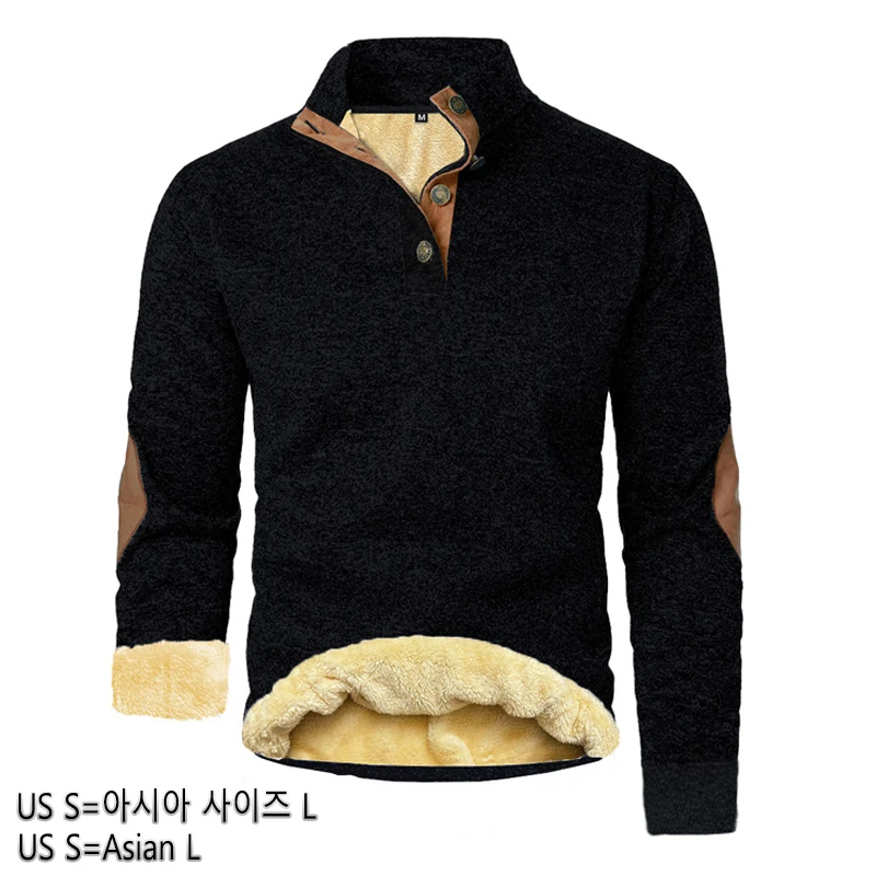 لعبة الحيوان في الهواء الطلق الصوف بلوزات الرجال عارضة زر البلوز سترة معطف الشارع الشهير للرجال الرياضة عرق معاطف الشتاء قمم #4