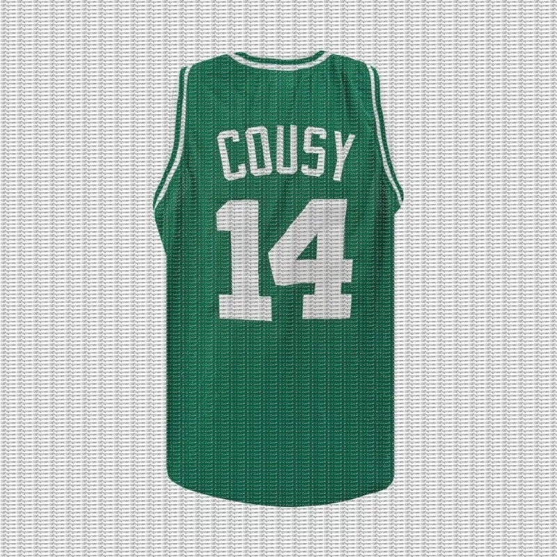 Classic Retro # 14 Printed Quick Drying Breathable Jersey Mesh Basketball Vest Men's and Women's Sports Sleeveless Jersey