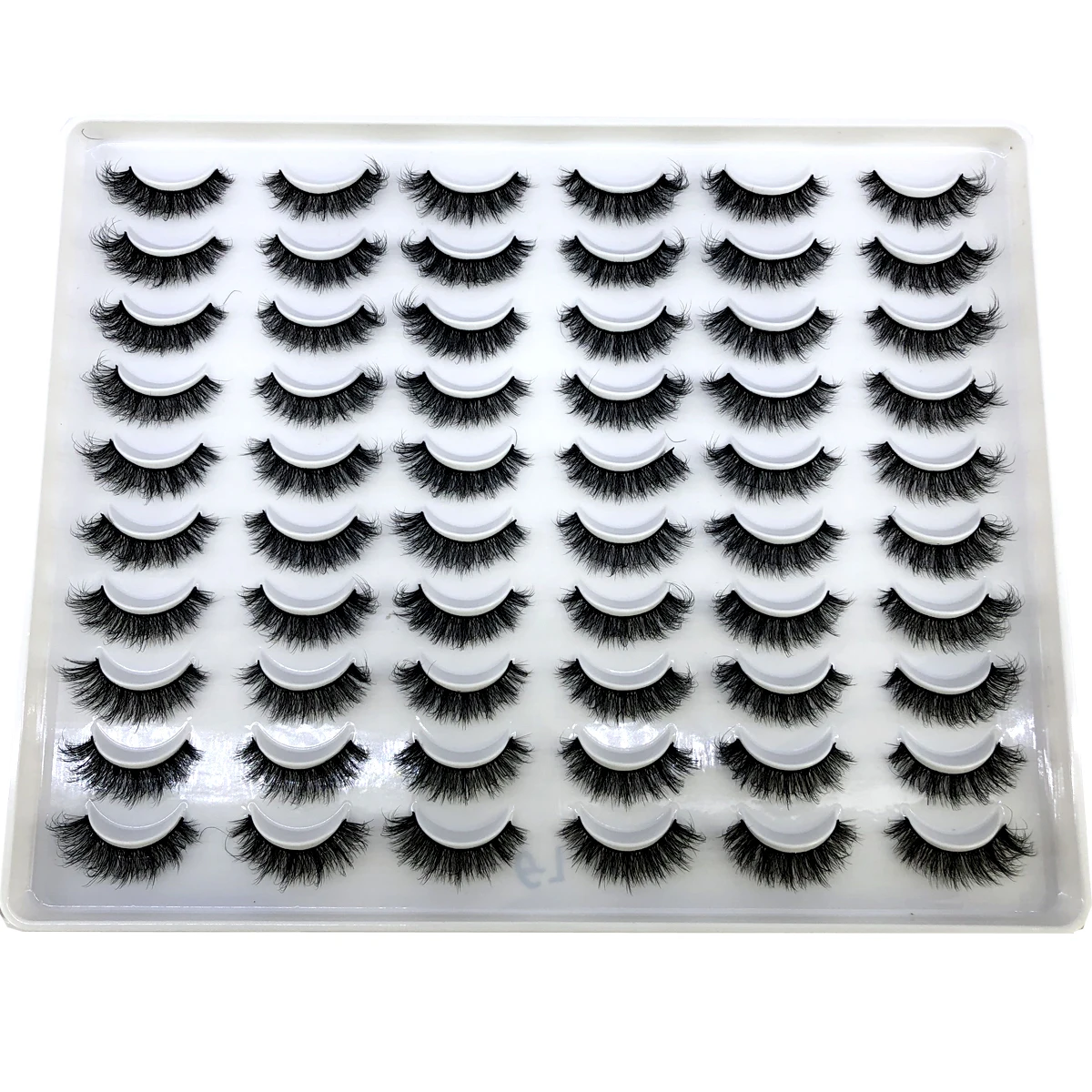 30 Paar Flauschige Lange 3D Nerz-Wimpernverlängerungen Weiche Nerz-Wimpern für Schönheit – Detail 19