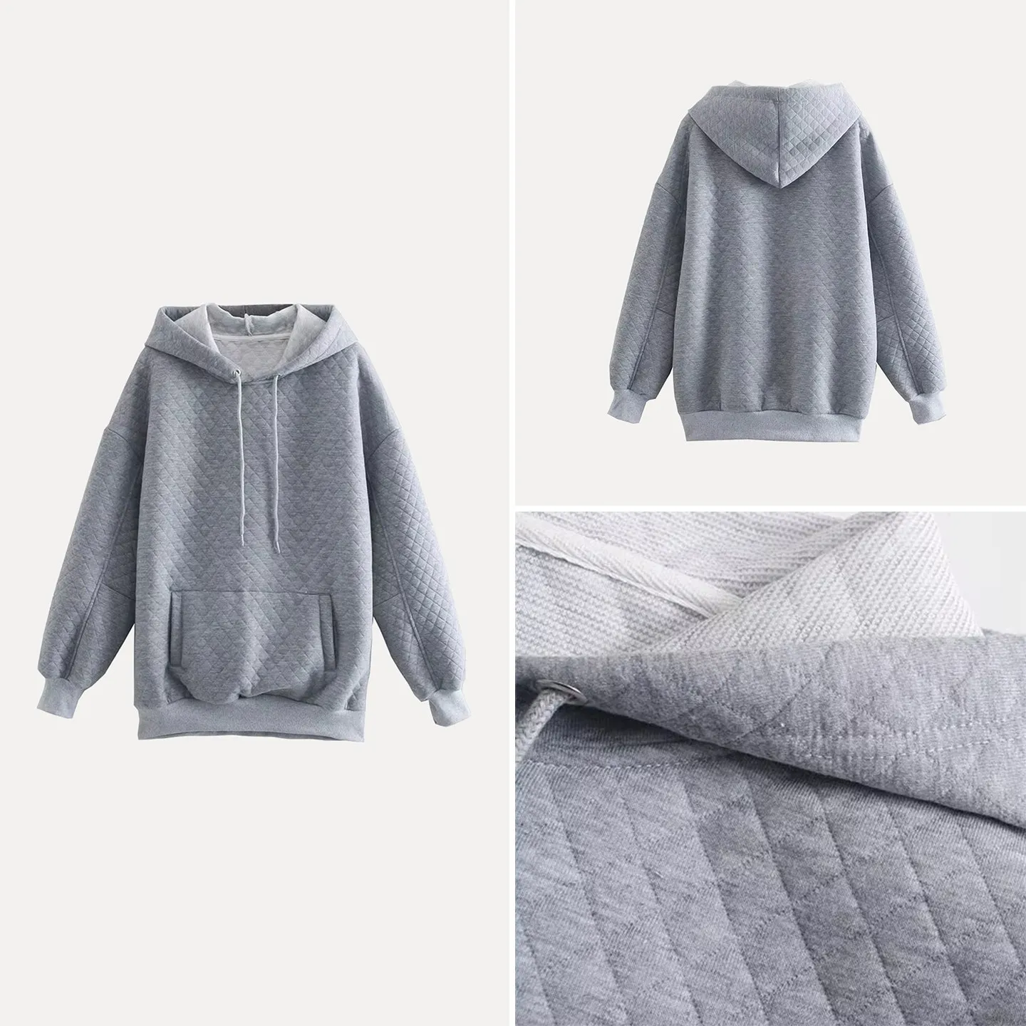 

Женская толстовка свободного кроя с длинным рукавом, повседневная, цветная, весенняя новинка, удобная, в уличном стиле, на молнии