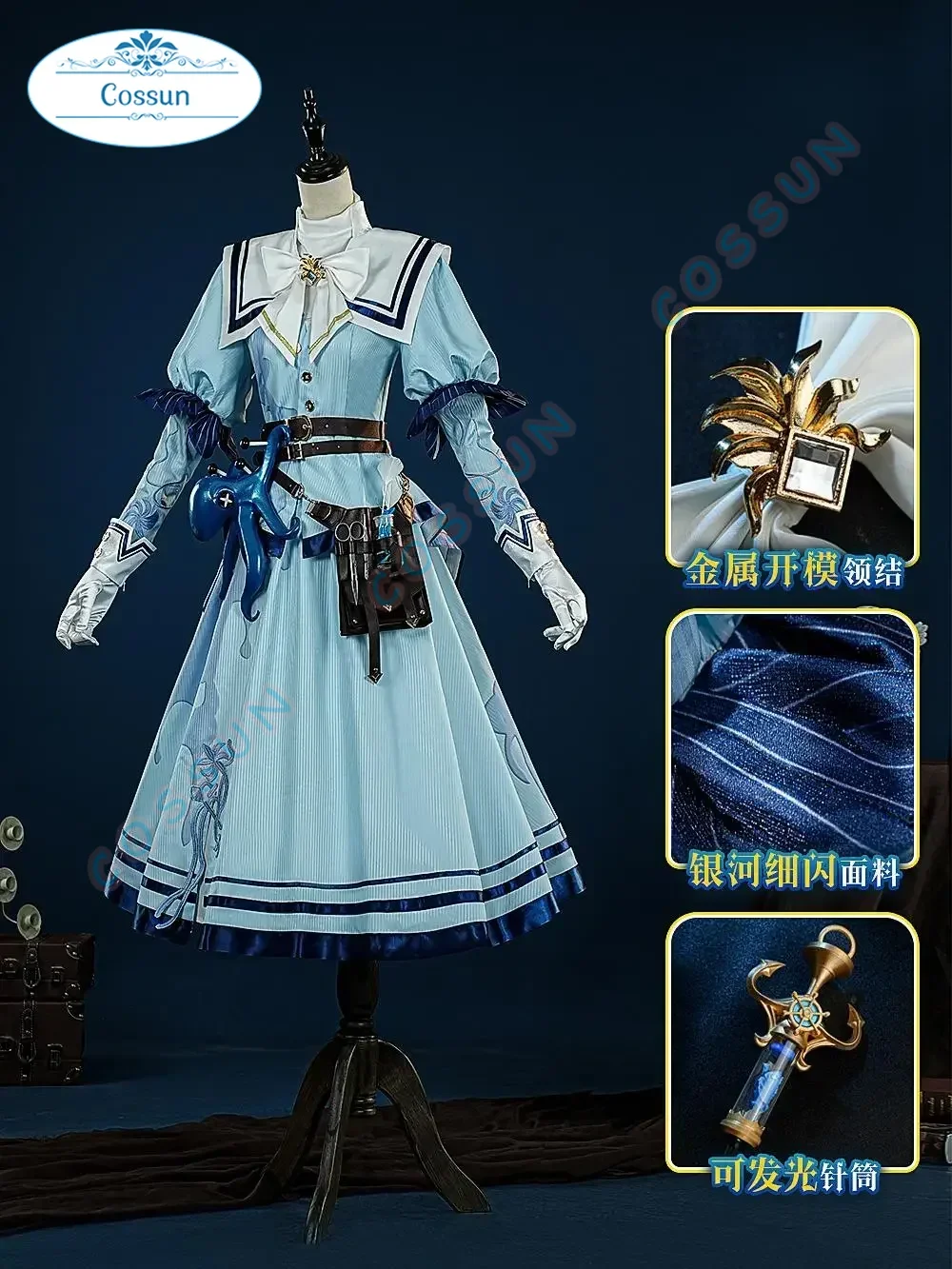 Identity V Emily Dyer Doctor Fashion Preserved Flower Game Suit Gorgeous Uniform Cosplay Costume Halloween Party Outfit