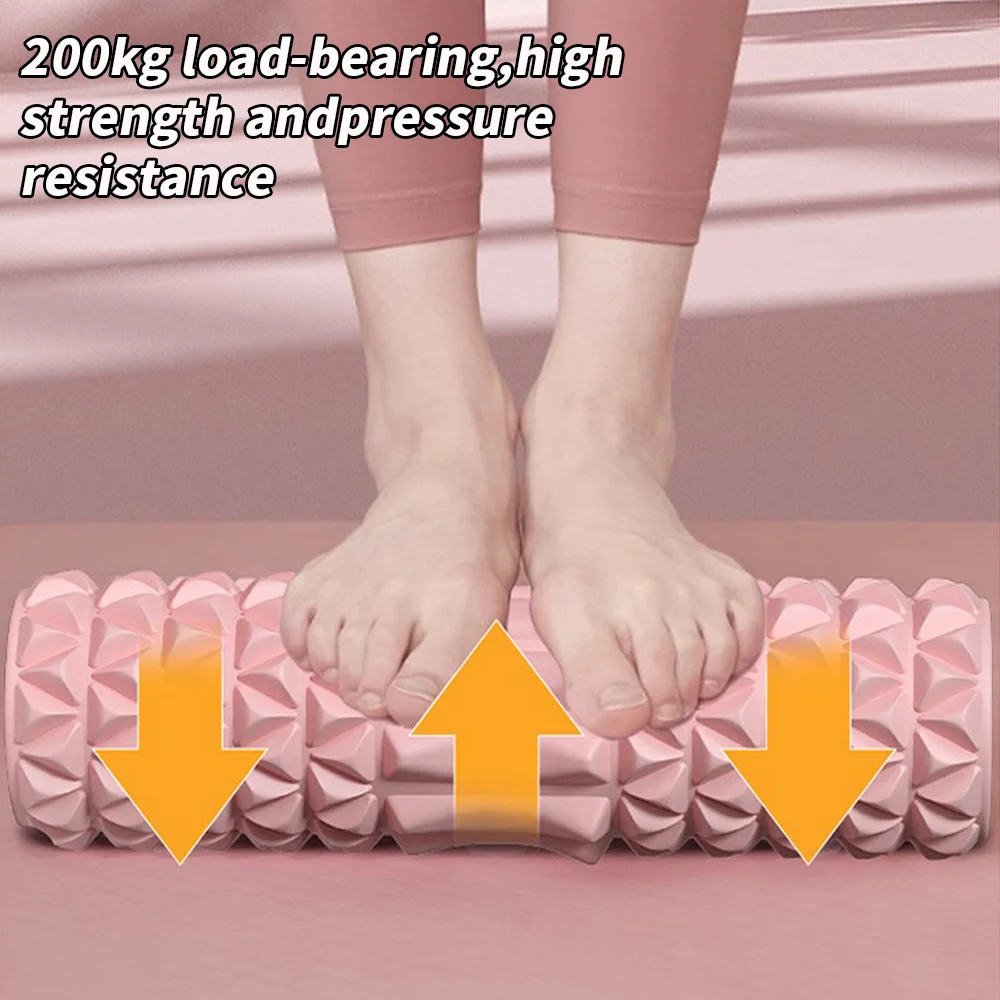 1 Piece - Super Load-Bearing Massage Roller Foam Axis Yoga Column Massage Stick - Suitable for Home Exercise and Muscle Relaxati