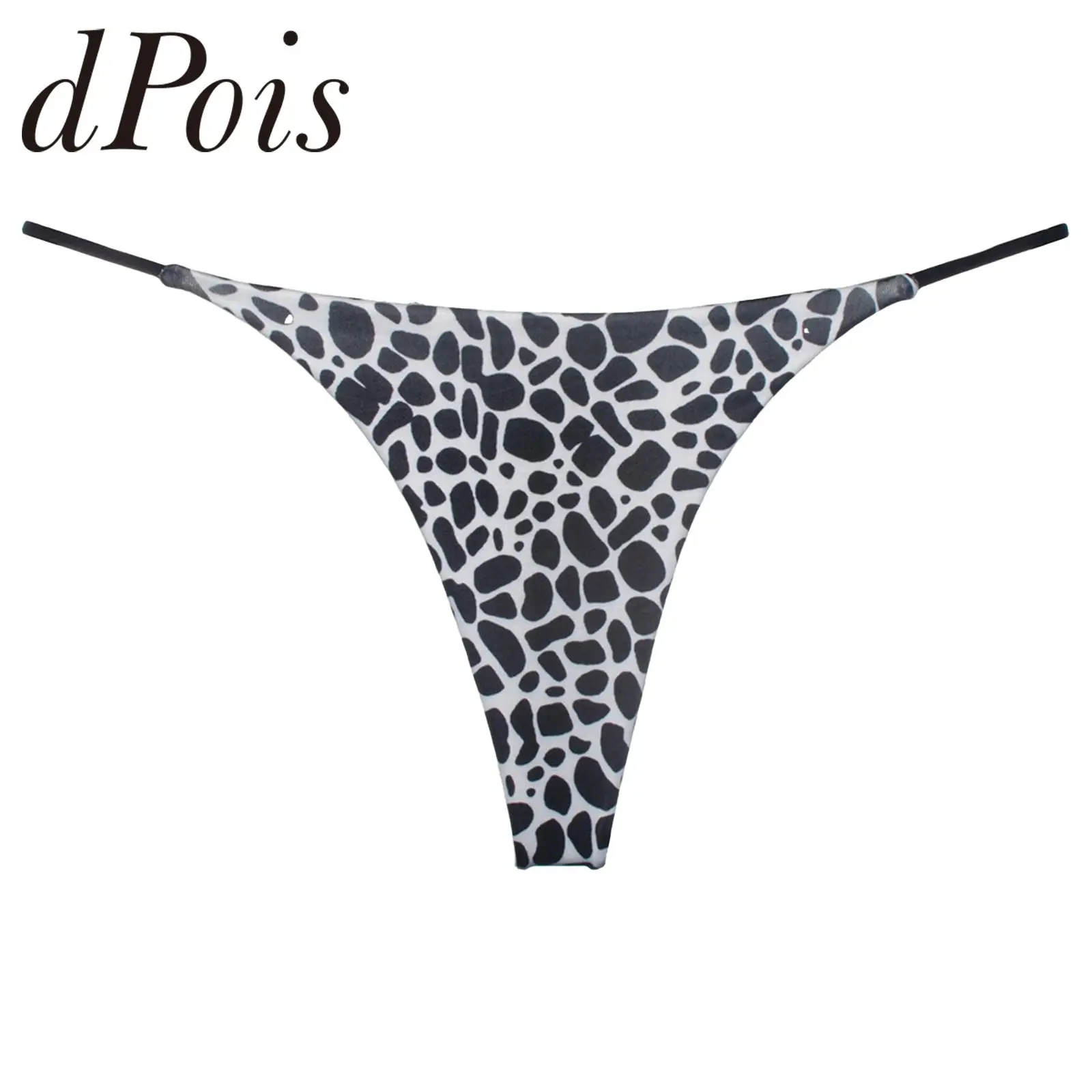 Bathing T-back Briefs Panties Swimwear Womens Low Rise Thong Bikini Bottom Beach Sunbathing Pool Summer Swimming Beachwear