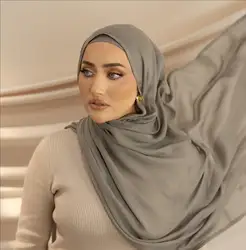 New Ramadan Hijab Premium Thick Modal Hijab Scarf For Women High Quality Muslim Headscarf Wraps Islamic Turban Headband 172*85cm