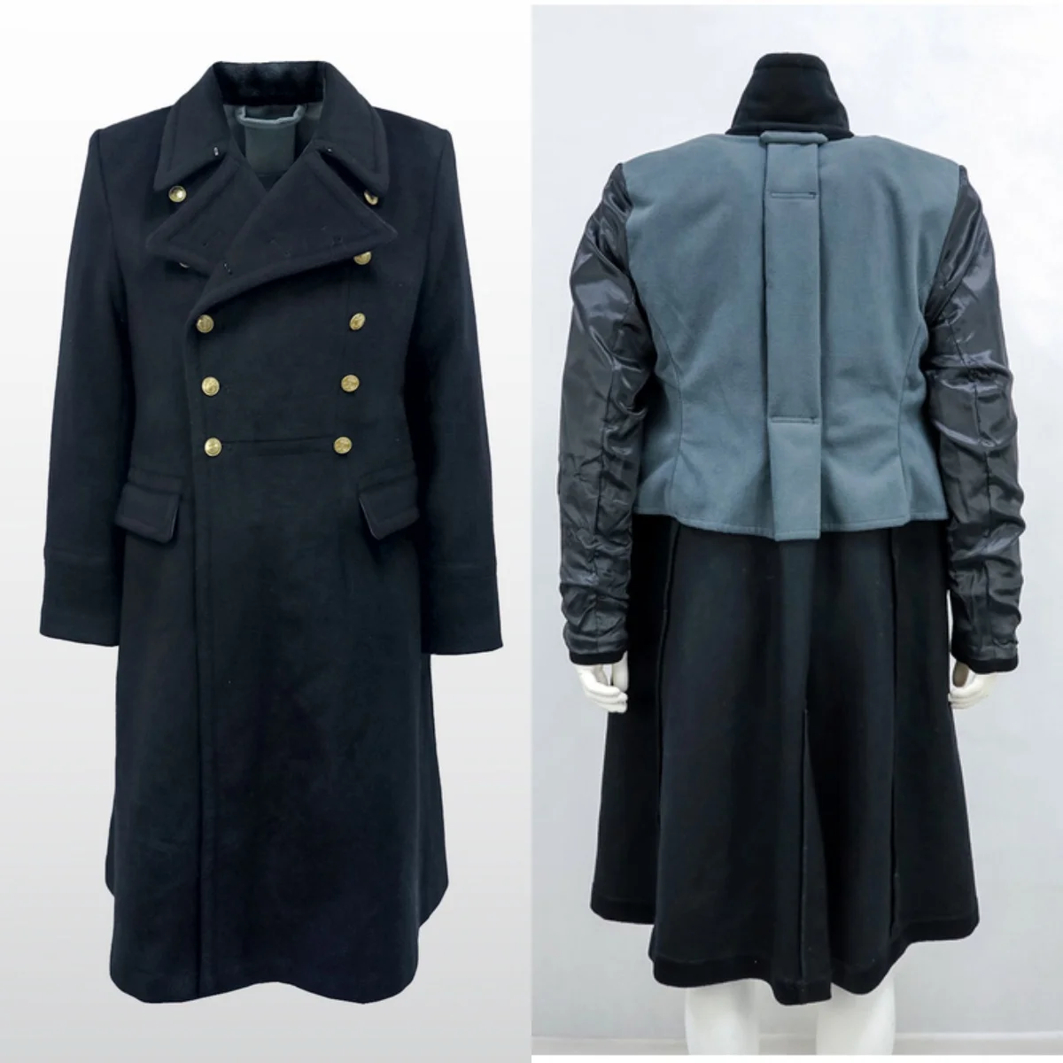 Cold War Soviet Officer M69 Tactical Cold Coat Winter Black 12