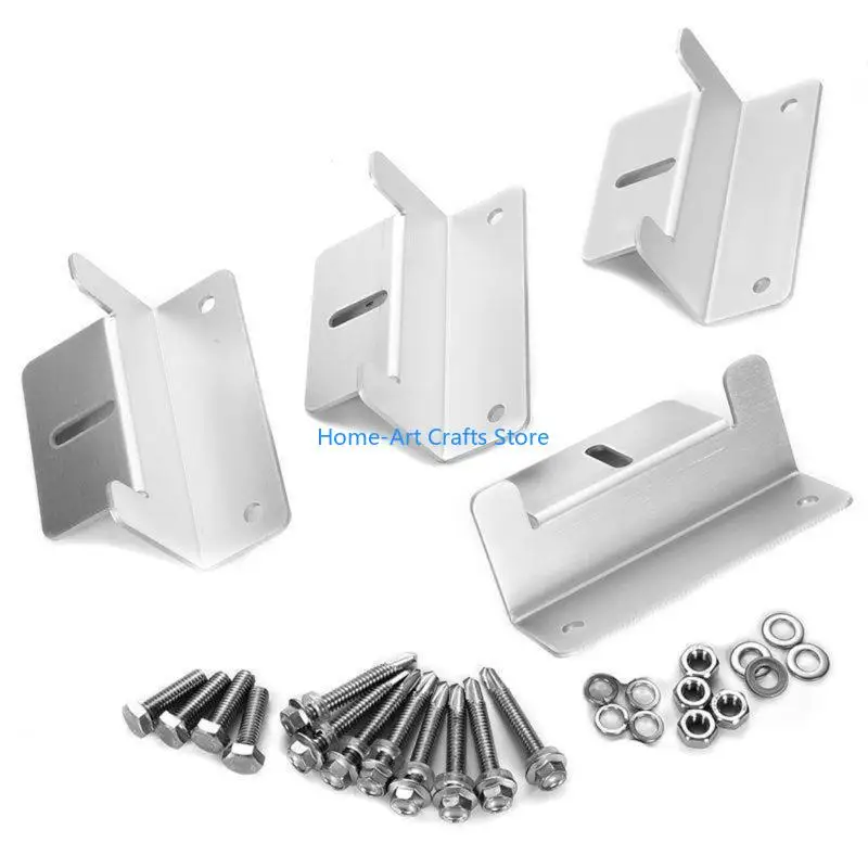 Y3NA 8pack Universals Solars Panel Support for Easyly Mounting Applications