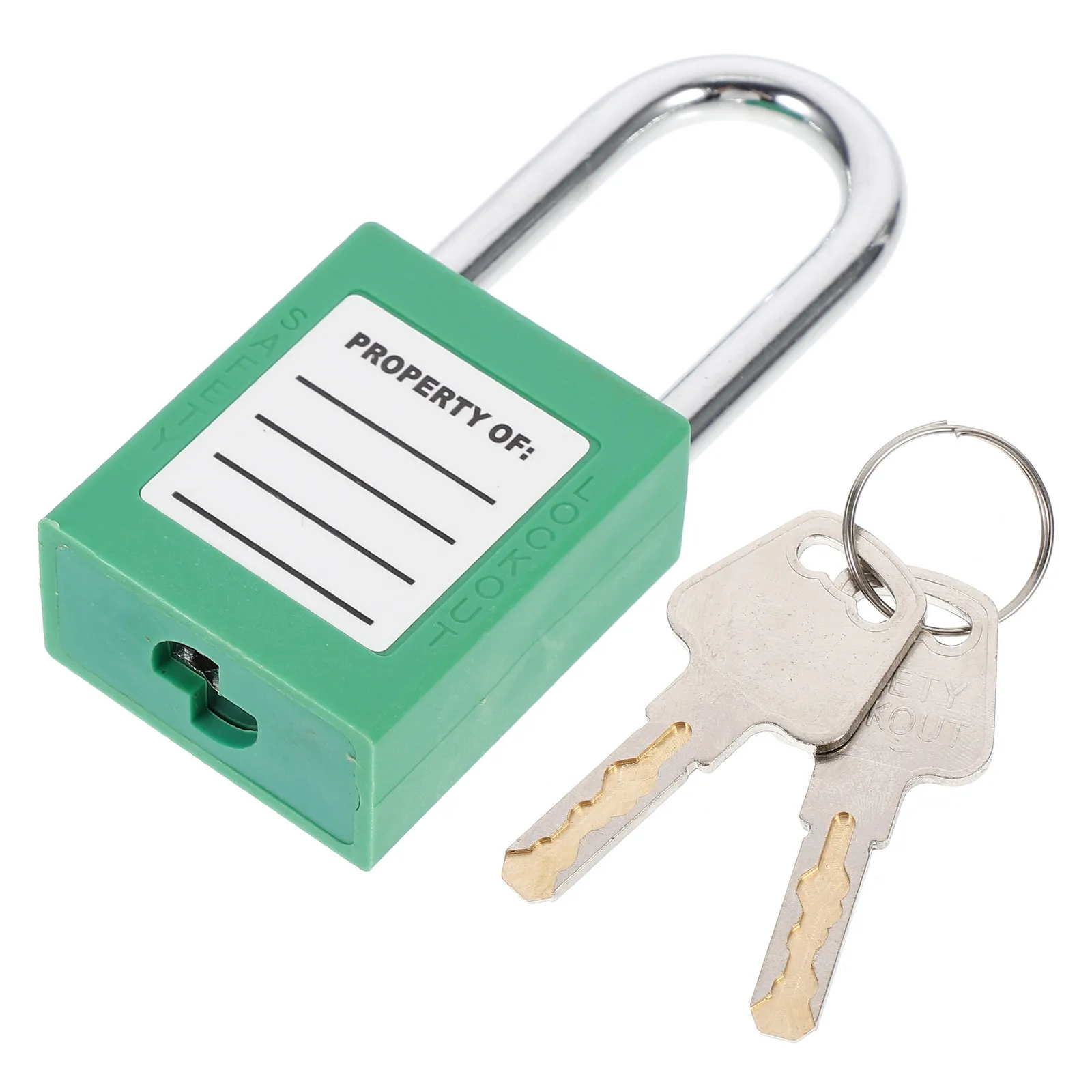 Padlock for Industrial Safety Insulated Transportation Hanging Green Chemical