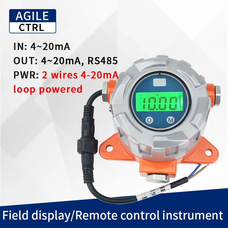 Radar Level Gauge Water Tank Side Field Display Instrument Explosion-proof 4-20ma Radar Level Meter Remote Control Indicator