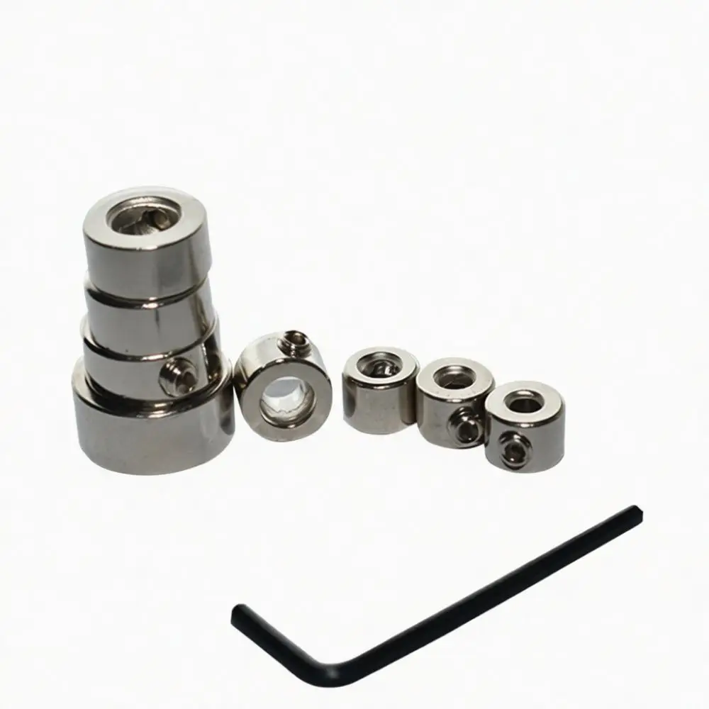 Precision Drill Depth Stop Ring Adjustable Woodworking Locator Tool For Accurate Boring Metal Construction Hardware Accessory