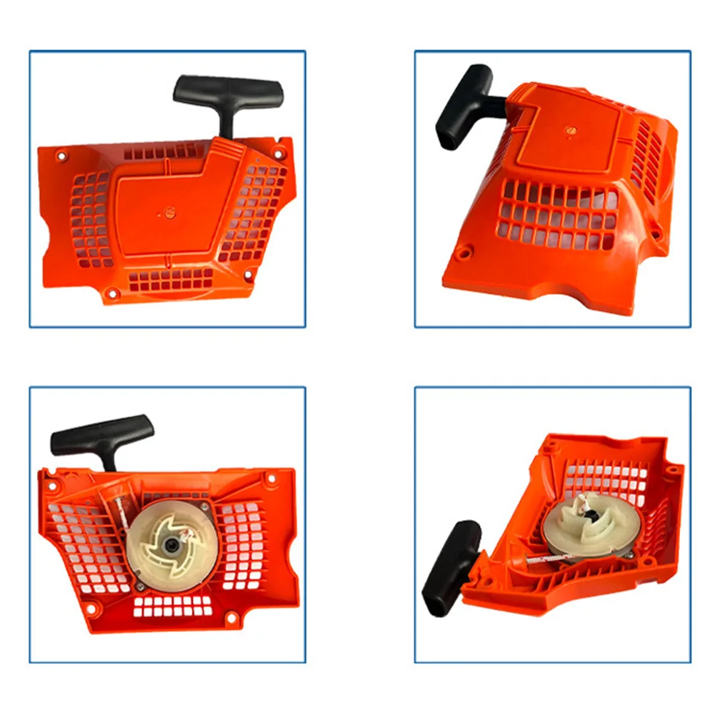 Orange For Recoil Rewind Pull Starter Assembly For 340 345 350 351 353 346XP Chainsaw Replacement Parts Hand Puller Starting Dis