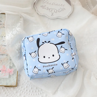 Sanrio Pochacco Hello Kitty Menstrual Bag Cinnamoroll Cute Girly Heart Portable High Capacity Sanitary Napkin Storage Bag