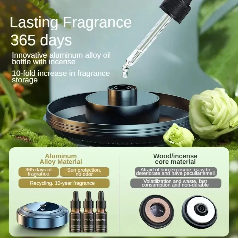 Smart Car Air Freshener Fragrance Diffuser Car Mist Humidifier Essential Oil Diffuser Aromatherapy Interior Accessories