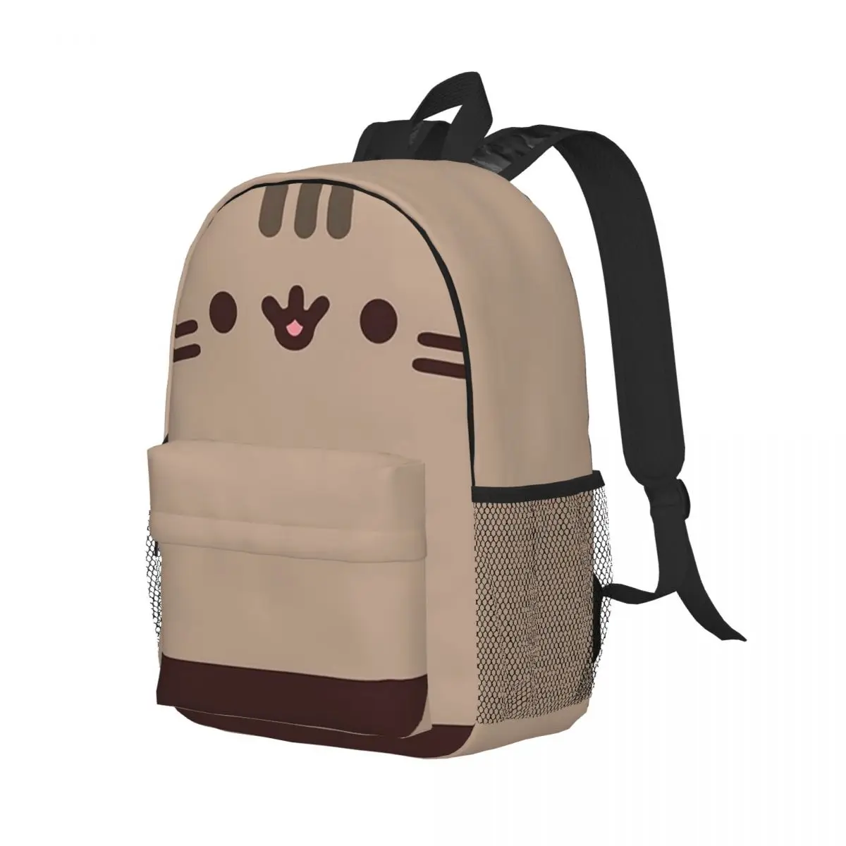 لطيف القط الوجه على ظهره رائجة البيع Daypack سعة كبيرة بنين بنات BookBag حقائب الكتف للرجال النساء حقيبة مدرسية للأطفال