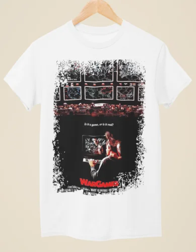 WarGames (1983) - Movie Poster Inspired Unisex White T-Shirt