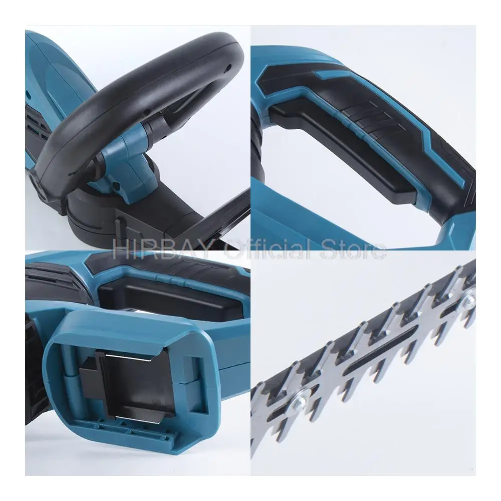 Hedge Trimmer Brush Cordless Hedge Trimmer Dual Action Pruning Saw Cutter Rotating Handle Garden Tools For Makita 18V Battery