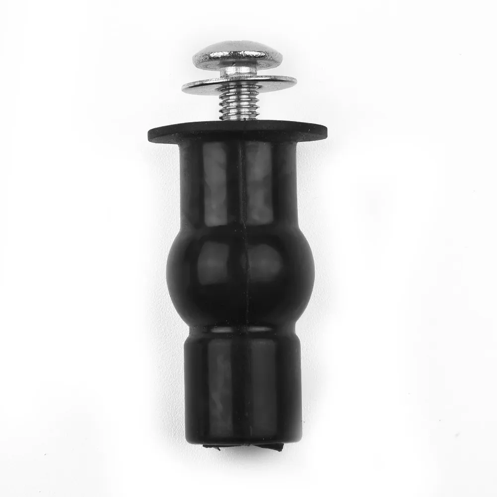 Accessories Toilet expansion bolt Accessory Back to Wall Black+Silver For TOP FIX Seat Toilet Seat Well Nut Screw