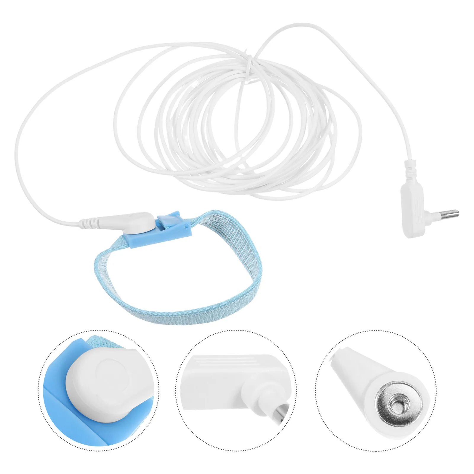 

Grounding Wire Wrist Band for Electronics Repair Adjustable Strap Clip Versatile Tool Anti Static