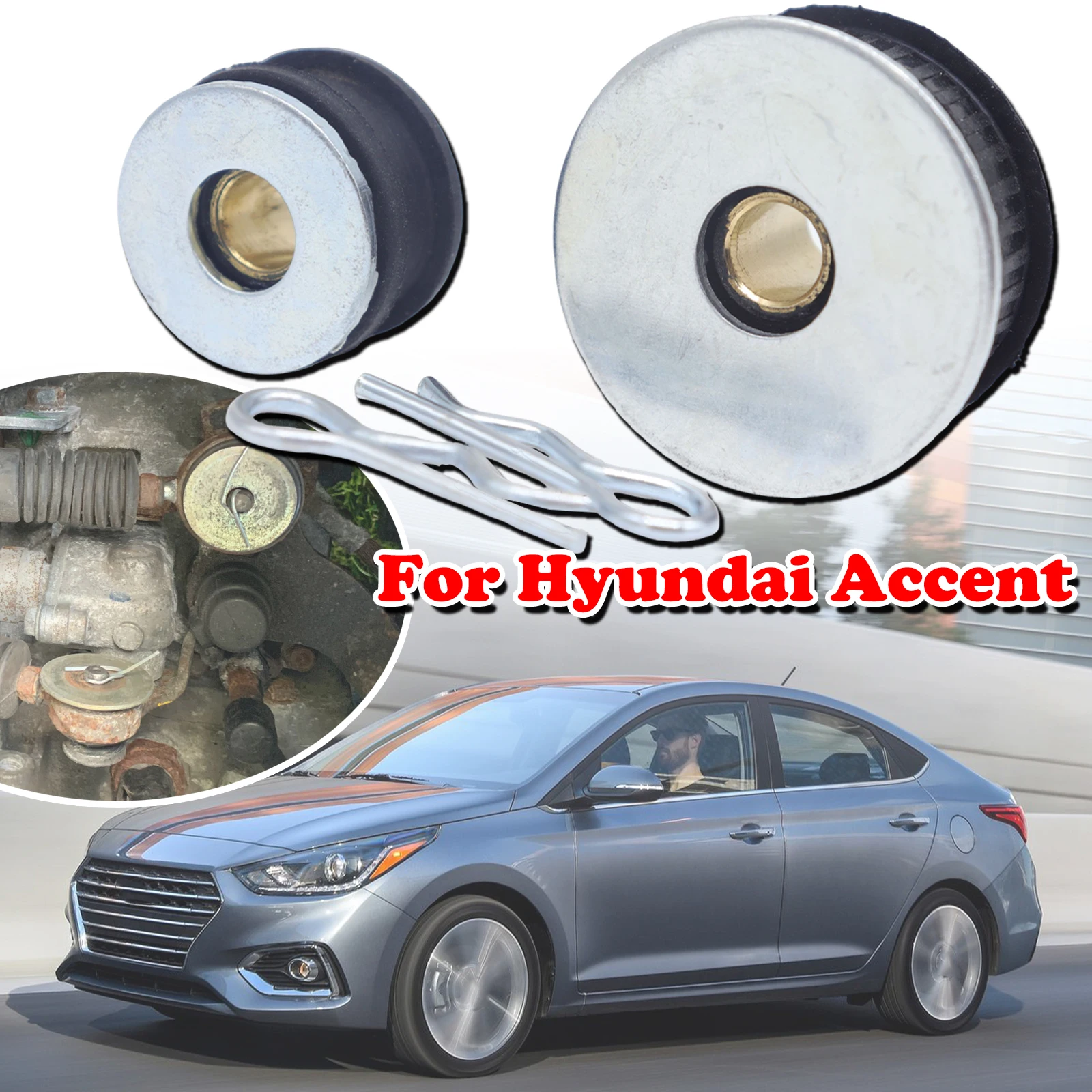 

Updated For Hyundai Accent LC MC RB Manual Gear Shift Cable Linkage Bushing Selector Washer Cotter Pin 2000 2005 2006 2010 2018