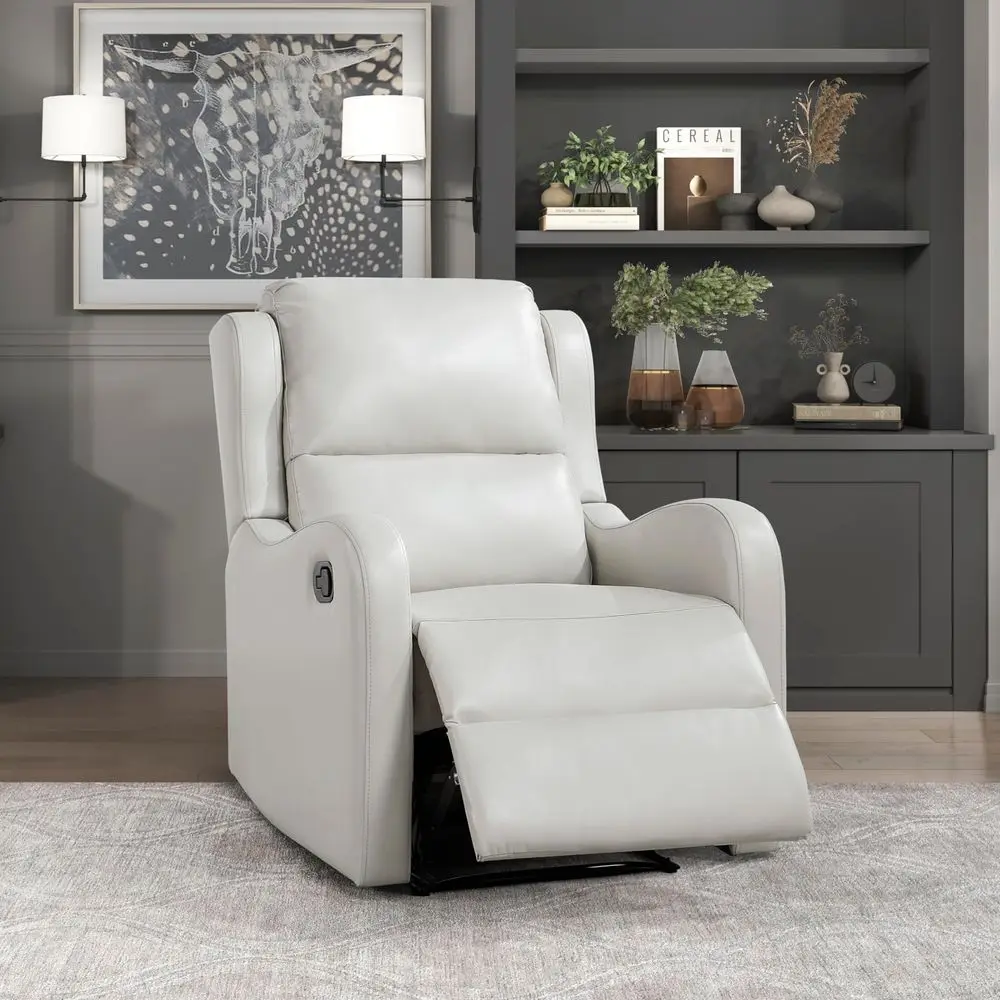 

Manual Recliner Chair, Reclining Sofa Chair, Home Theater Seating, Wall Hugger, Manual Recliner for Living Room Office Apartmen