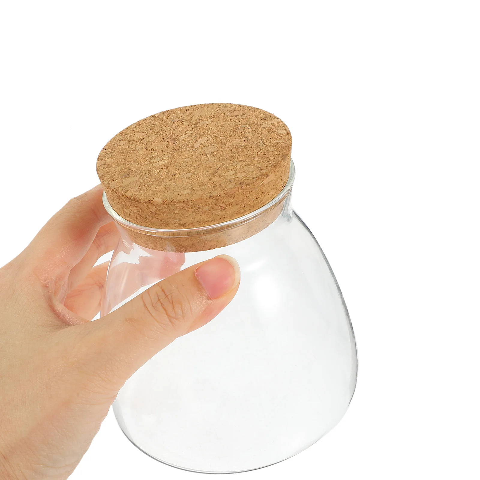 

Eco Bottle 10x11cm Glass Terrarium Hydroponic Container Small Terrarium Glass Containers Decor Moss Plants Aquarium Jar Vase