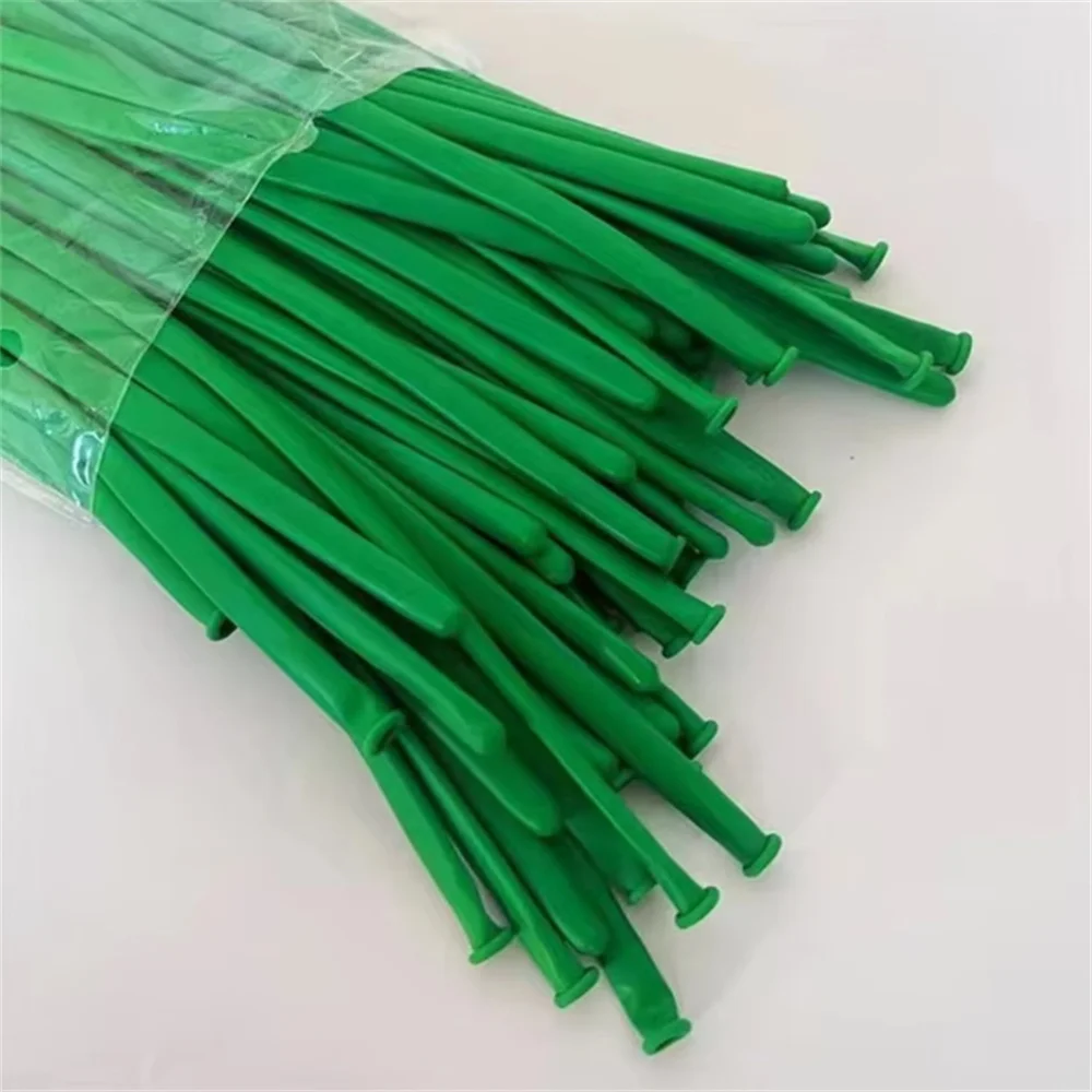 بالون لاتكس طويل الشريط 20 قطعة أحمر أخضر أصفر أزرق وردي مختلط DIY حفلة عيد ميلاد الزفاف بالونات استحمام الطفل الديكور #4