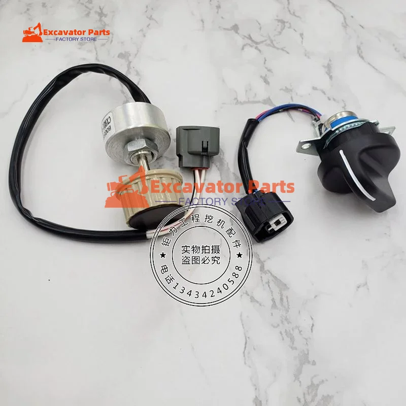 For Xiagong 808 815 822 longking Lovo l60 85 150 220 Throttle knob gear switch Excavator Parts