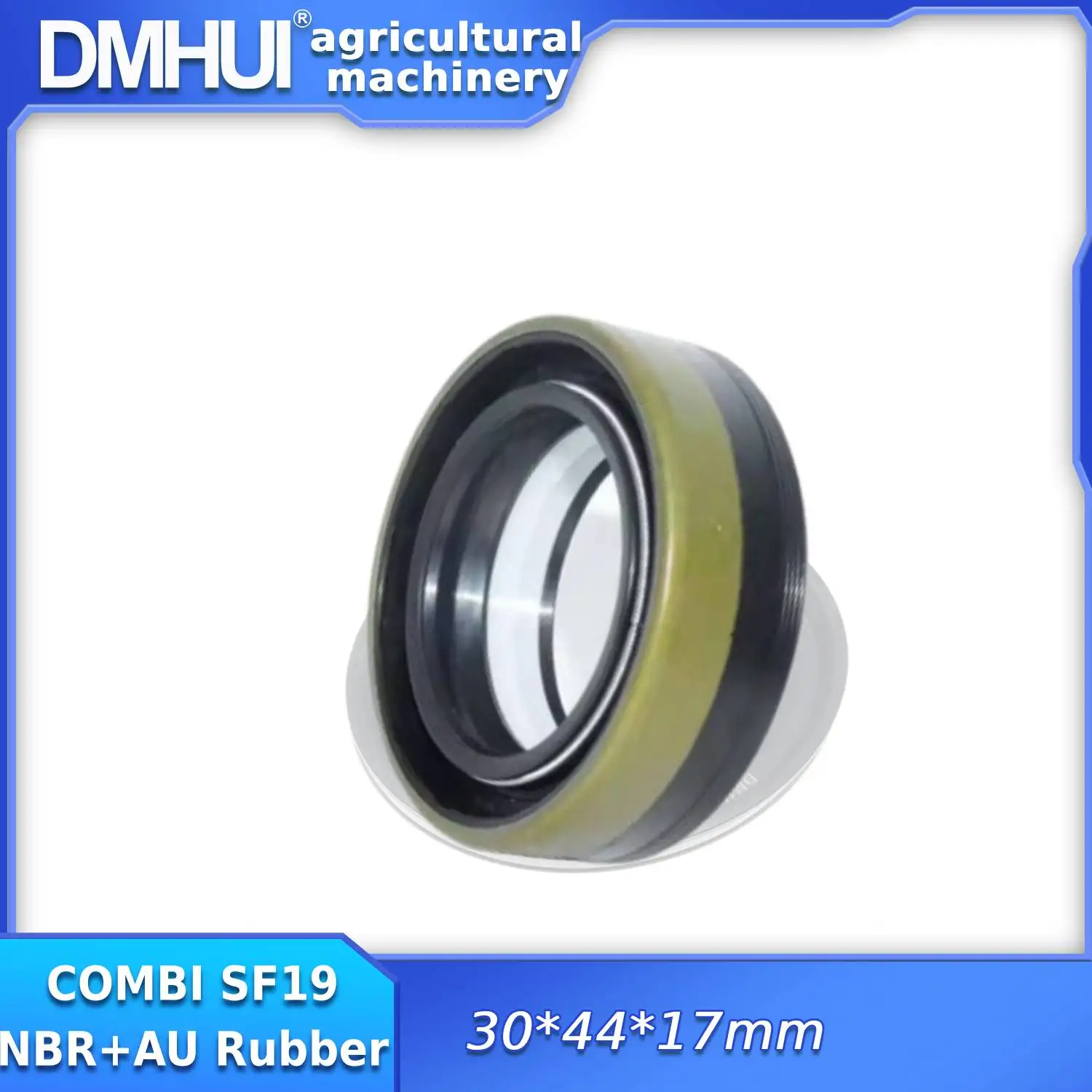 

DMHUI COMBI SF19 Type Rotary Shaft 87710155 Oil Seal 30*44*17mm, Hydraulic Pump 12036964B Seals for Agricultural Tractors