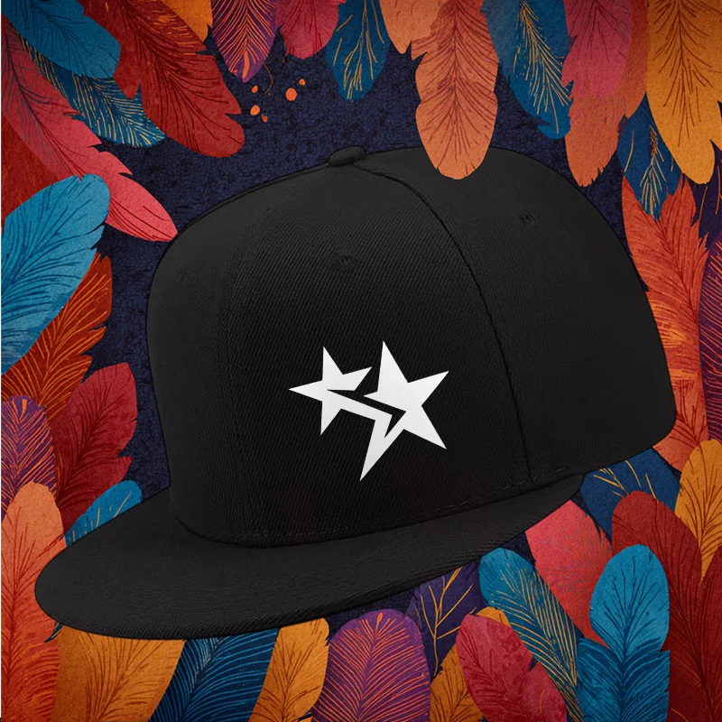 Two Closely Attached Star-patterned Baseball Caps, Designed for Both Men and Women, Suitable for All Seasons, Suitable for Outdo