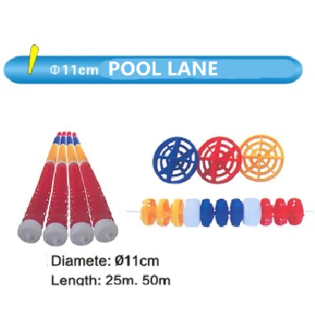 Swimming Pool Lane Line Wholesale 25m/50m Swimming Pool Float Line Lane Rope