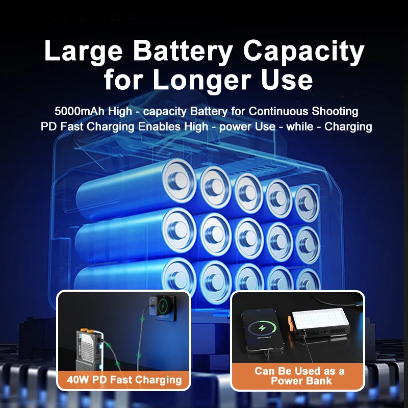 Sutefoto T15 RGB 비디오 라이트 풀 컬러 패널 라이트 5000mAh 디밍 가능 2800-10000K CRI 95+ 사진 스튜디오 램프 108 비즈 라이브 스트림
