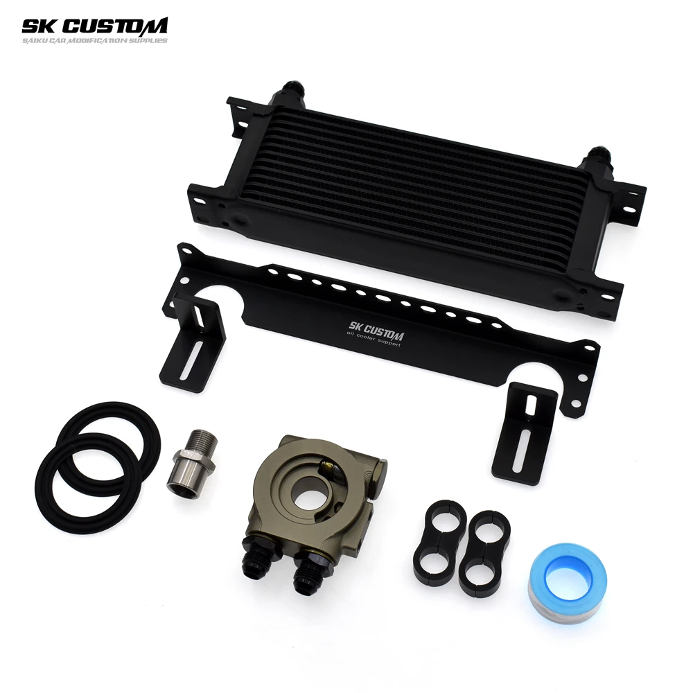 SK CUSTOM For Infiniti Q50 Q60 QX70 VQ25 QX50 EX25 Q70 G25 M25 Engine Radiator Thermostat Auto Parts Modified Oil Cooler Kit