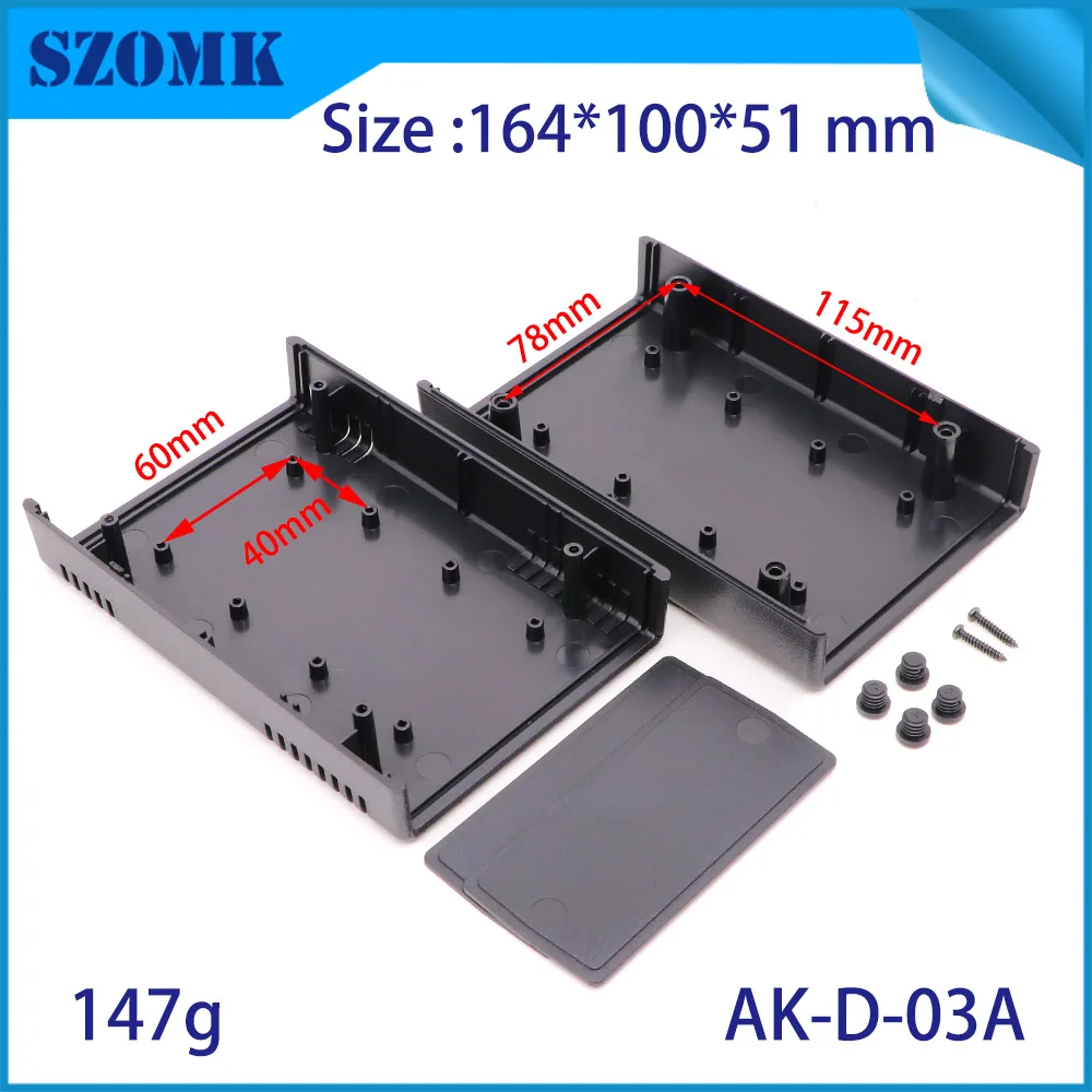 SZOMK abs plastic electronics control box (1Pcs) 163*100*50mm plastic equipment enclosure instrument project case