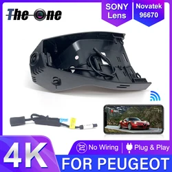 Plug and play Dash Cam For Peugeot 508 2nd Gen 2022 2021 2020 2019,Car DVR for Peugeot 508SW PSE 508 SW Sport UHD 4K Dashcam