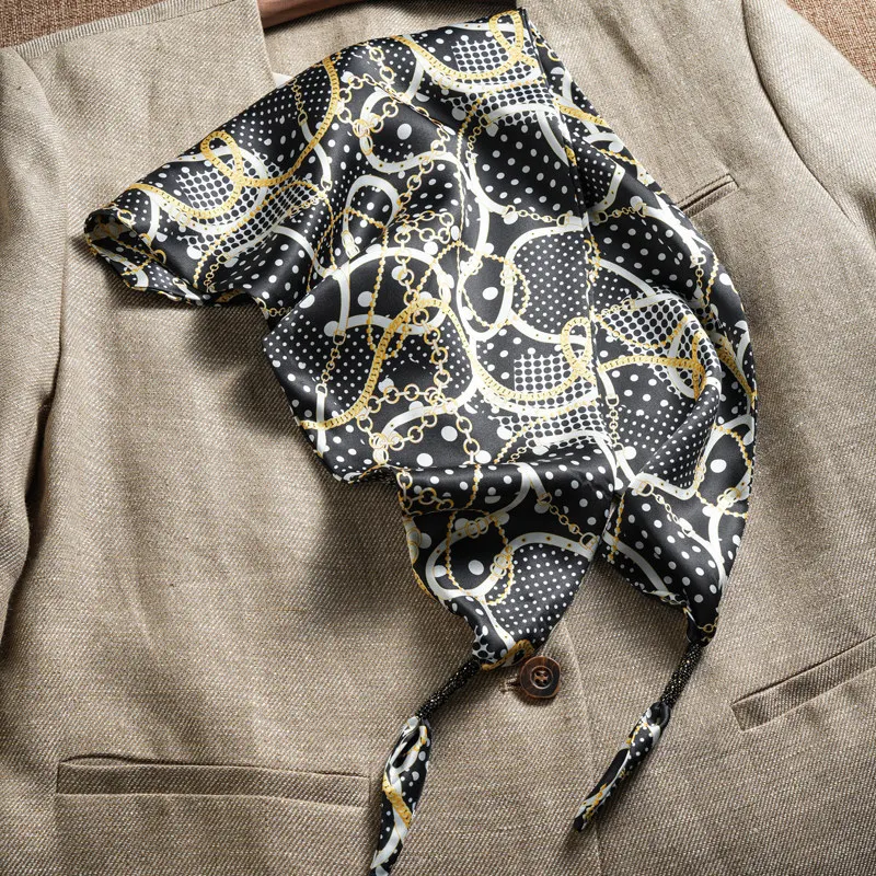 Luxuriöser Schal Damen-Hijab Bedruckter Turban Weiblicher Kopfschmuck Bandana Damen-Schal Wickeltücher Halstuch Foulards Femme Kopftuch – Detail 14