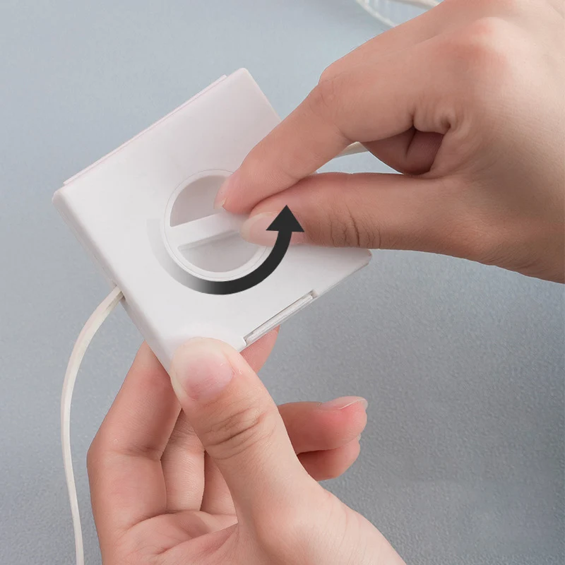 Retractable Cord Organizer Cord Management Case Container Mobile Phone Holder, Cable Storage Protector Wire Winder For USB Cable